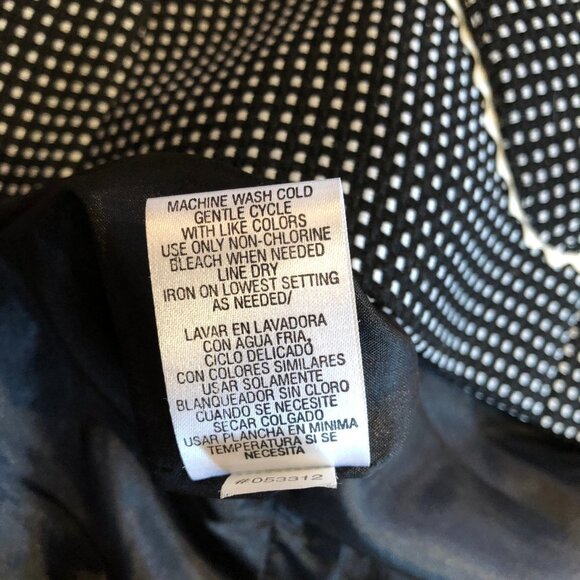 Sandra Darren Vintage Cottagecore Polka Dot Blazer Size 6 - Picture 6 of 6